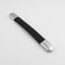 Handle for a suitcase, plastic, 20 × 2.2 cm, black/silver color
