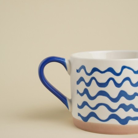 Porcelain mug SL Home "Scandy", 450 ml, white color-3
