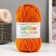 Yarn 100% acrylic "Softy Kids" 90m ± 5m 50 g color 56 orange