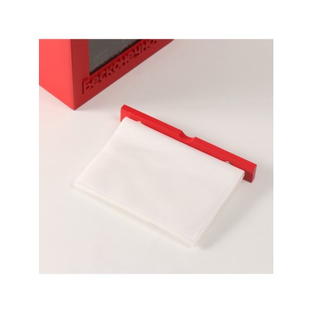 Photo archive in 96 photos 10x15 cm + frame 10x15 cm "Infinitely" red 20x15x12 cm-3
