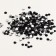 Rhinestones for decor, round, multi -size, black color