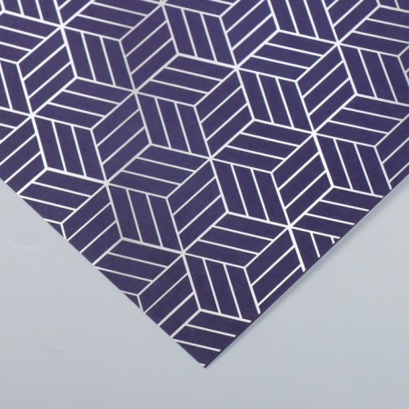 Scrapbooking paper "3D geometry" density 180 g 15.5x17 cm-2