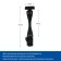 Delivee valuable with a clamp for gastrointestones, h = 9 cm, black color