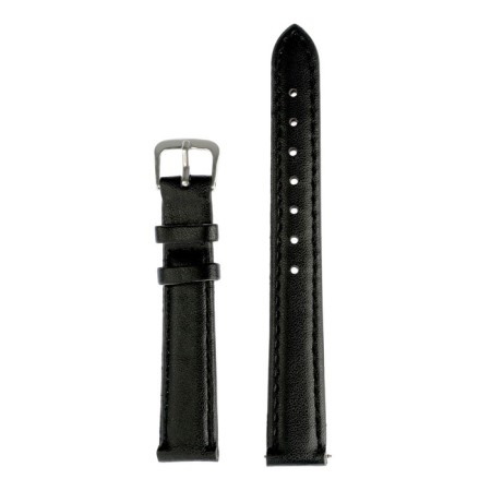 Solomon watch strap, 14 mm, genuine leather, L-18 cm, black-1