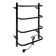 Electric towel Zein PE-07 "Bridge", 400x600 mm, 4 crossbars, black
