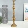 Summary metal per 1 candle "Christopher" aged bronze 15x15x66 cm