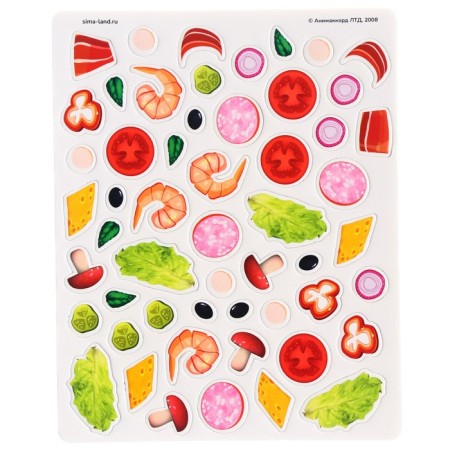 Magnetic game for children "Fun Kitchen", Masha and the Bear-3
