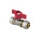 Ballic Aquasfera Euro 1018-03, D = 20 mm, PN 16, Squeezer, butterfly, Nickel
