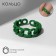 Amore ring circuit, green color