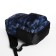 Youth backpack from textiles, 3 pockets, blue color