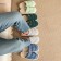 Male slippers, size 40-41, gray color