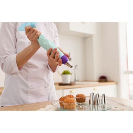 Confectionery set, 8 objects: bag, adapter, 6 nozzles d = 3 cm-10
