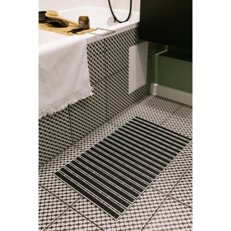 The rug is anti -slip into a bath on suction suvanna, 40 × 68 cm, black color-3