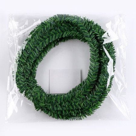 Wire for crafts and decor "needles" length - 5 m, diameter - 2 cm, green color-4