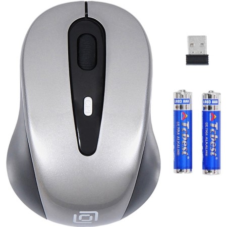 Mouse call 435MW Black/Gray optical (1600DPI) wireless USB for laptop (4but)-4