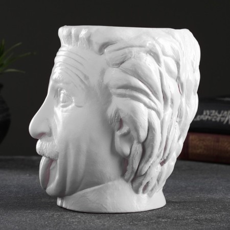 Kashpo - organizer "Einstein" white, 1.6l/ 16x15cm-1