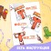 Applications "Funny Alphabet", A4, 34 applications, 68 pages, Blue Tractor