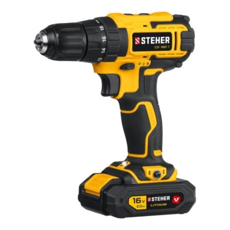 Drill screwdriver Brush Steher CD-160-1, 350-1350 rpm, 1 AKBX2 Ach, 2 Skor., 35 Nm-1