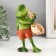 Souvenir Polystone Lak "Frog with saxophone" 16.5x10.5x6 cm