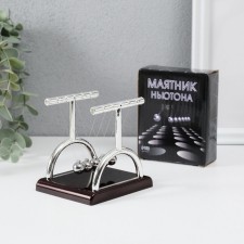 Маятник "Шары техно" квадрат столбик 9 x 9 x 7,5 см