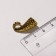 Castle Container "Snake", 36-12 mm (internal 6.5 mm), hook with a response part, (set 2 pcs.), Bronze color