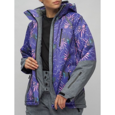 Ski suit, size 46, purple color-3