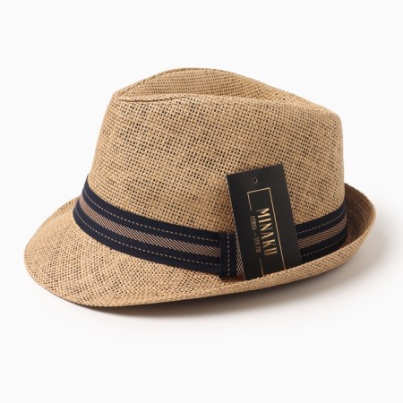Menku hat "Beach", size 58, brown color-4