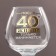 Cognac glass "After 40", decol, 265 ml