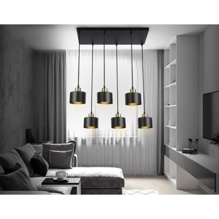 Lamp in the style of Ambrella Light, Traditional, TR8126, 6HE27, black color, brass-1
