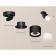 AMBRELLA LIGHT, TECHNO, XM8111002, black sand color