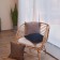 Decorative pillowcase SL Home Linen 40*40 cm, col. Brown, 100%flax