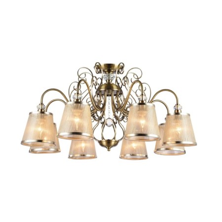 Freya Fr2405-PL-08-BZ Driana, 812x812x1108 mm ceiling lamp, E14, 8x40W, Antik bronze color