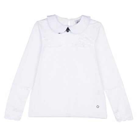 PlayTode Blouse for girls, height 140 cm, white color-5