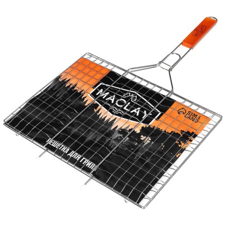 Ground Grill Universal Maclay, 30x40 cm, chrome steel, for barbecue-11