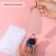 Trick to the leatherette to the hidden "avocado" blue 11.5x7.5 cm