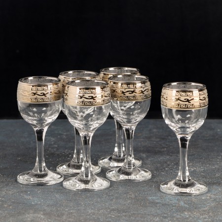 Set of glasses "Versace", 60 ml, 6 pcs