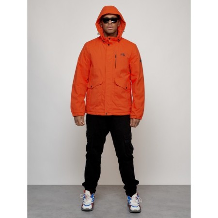 Sports male jacket, size 56, orange color-13
