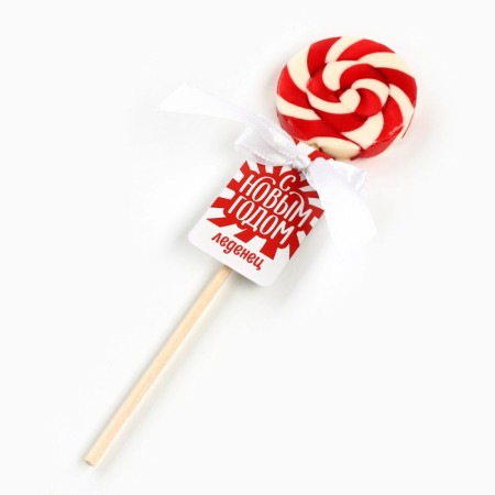 Lolling disk in a package on a New Year stick Taste of strawberries 15 g-2
