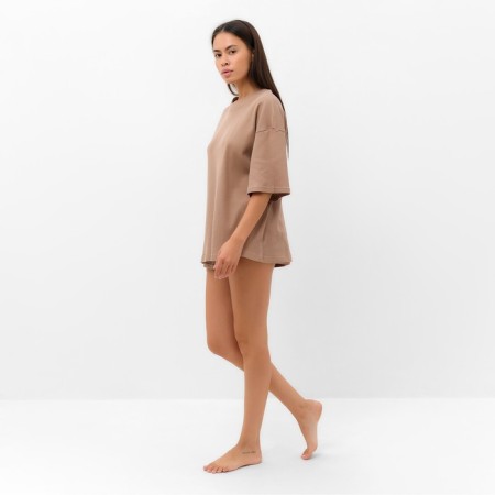 Female set (T -shirt, shorts) KAFTAN BASIC Line, p. 48, coffee-3