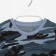 T-shirt for a boy, gray/camouflage color, height 134-140 cm