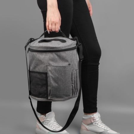 Futlar bag, with handles/pockets, d = 28 × 32 cm, color gray color-4