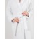 Women's bathrobe, with a shack, size 64-66, white color