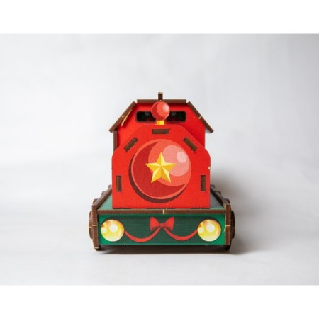 New Year's designer. The team-train-train "New Year! Festive steam locomotive "-5