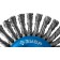 Disc “bison” brush 35192-150_z02, for ushm, steel 0.5 mm, wicker bundles, M14x150 mm