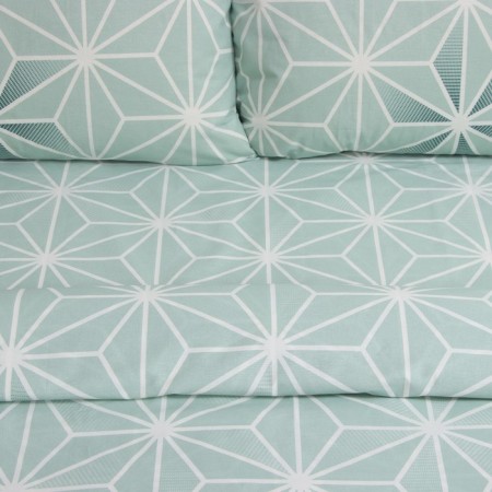 Lovelife 2 joint venture "Geometry" 175x215cm, 210x220cm, 50x70cm-2pcs, cotton, calico, 125g/m2-2