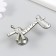 Pen for the casket metal "Giraffe" aged silver 7.7x5x2.3 cm