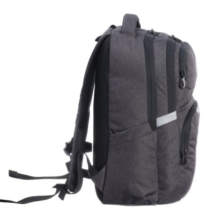 Youth backpack 41 x 27 x 17 cm, Grizzly, ergonomic back, laptop department, gray-3