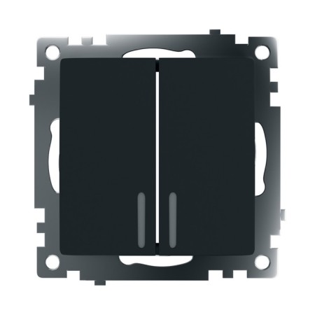 2-clavy switch with indicator (mechanism) 250V, 10A, series of Catherine, GLS10-7102-05, Cher 1022736-1