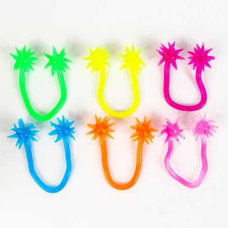 Velcro "double blow" caterpillars, color mix, bank-2
