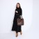 Shopper bag on magnet, brown color
